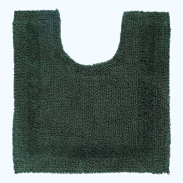 Homescapes Badematte WC-Vorleger moosgrün 50x55 cm günstig online kaufen