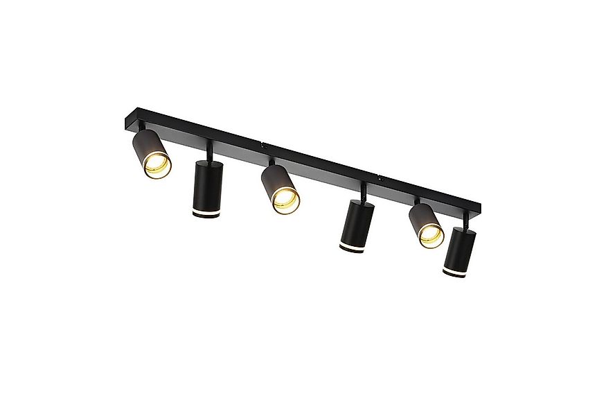 Nettlife Deckenstrahler Schwarz Schwenkbar Modern Wandstrahler Innen Metall günstig online kaufen