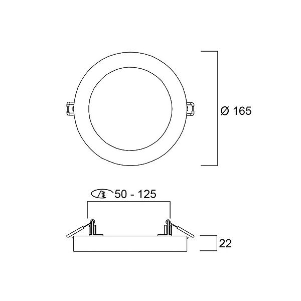 LED-Deckenleuchte START 5in1, weiß, Ø 17 cm, CCT, dimmbar günstig online kaufen