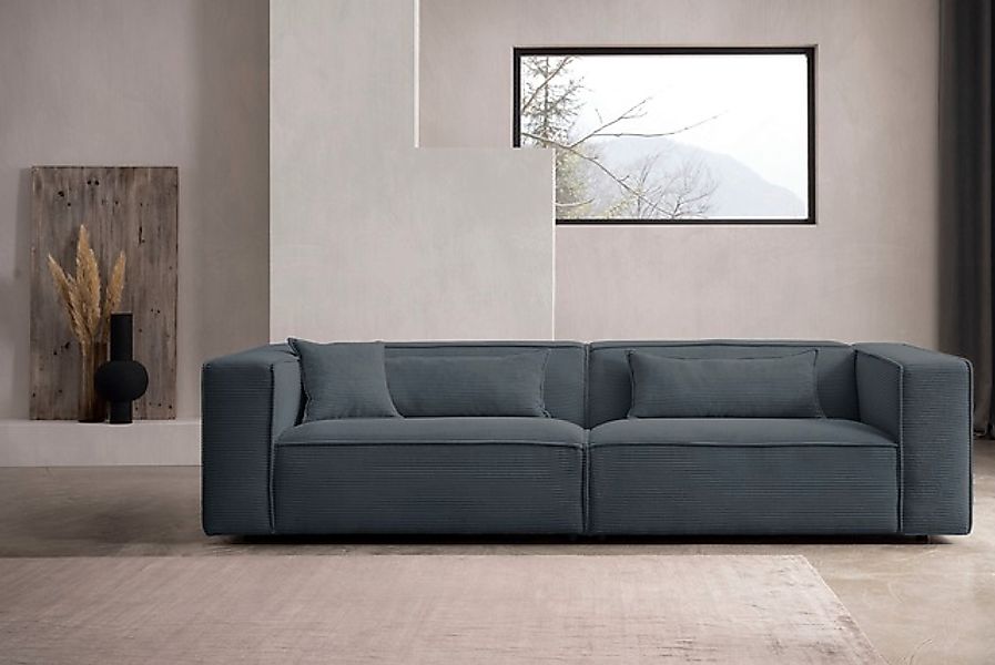 LeGer Home by Lena Gercke 3-Sitzer »PIARA, Couch mit Kedernaht, Sofa in Cor günstig online kaufen