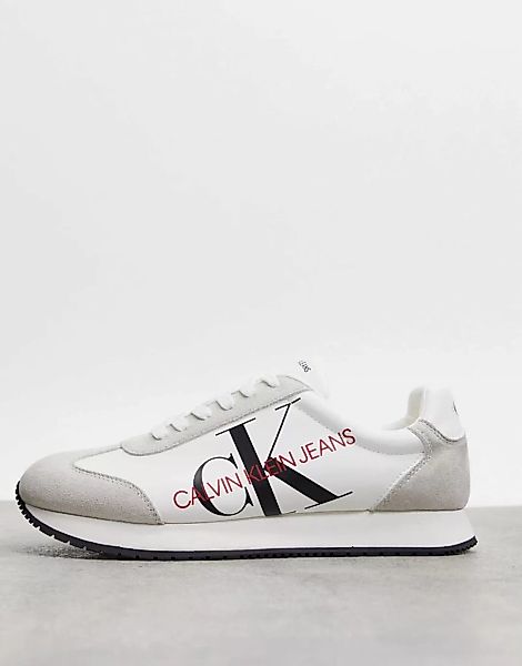 Calvin Klein – Joele – Sneaker in Weiß günstig online kaufen
