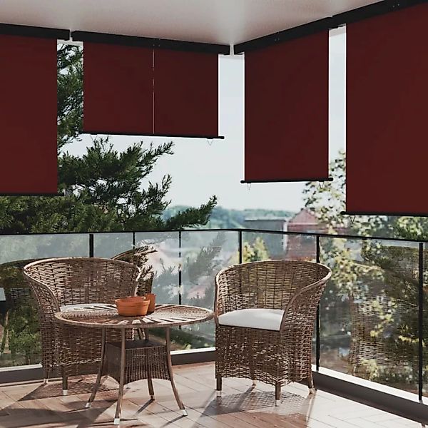 Balkon-seitenmarkise 170x250 Cm Braun günstig online kaufen