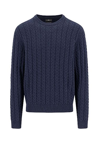 FYNCH-HATTON Strickpullover mit Zopfmuster und Wolle günstig online kaufen