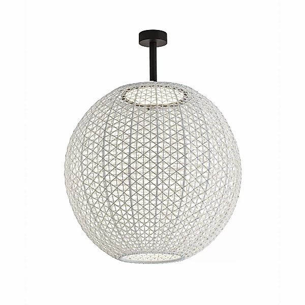 Bover Nans Sphere PF/80 LED-Außendeckenlampe beige günstig online kaufen