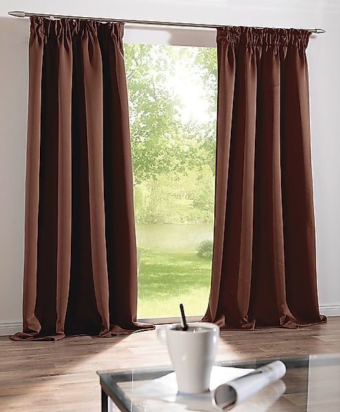 DecoHome24 Gardine Brillant, Kräuselband (2 St), günstig online kaufen