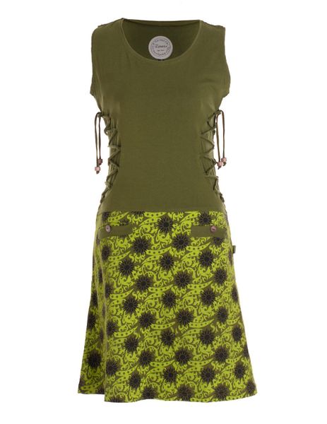 Vishes Minikleid Damen Sommerkleid armlos-es Blumen-Kleid günstig online kaufen