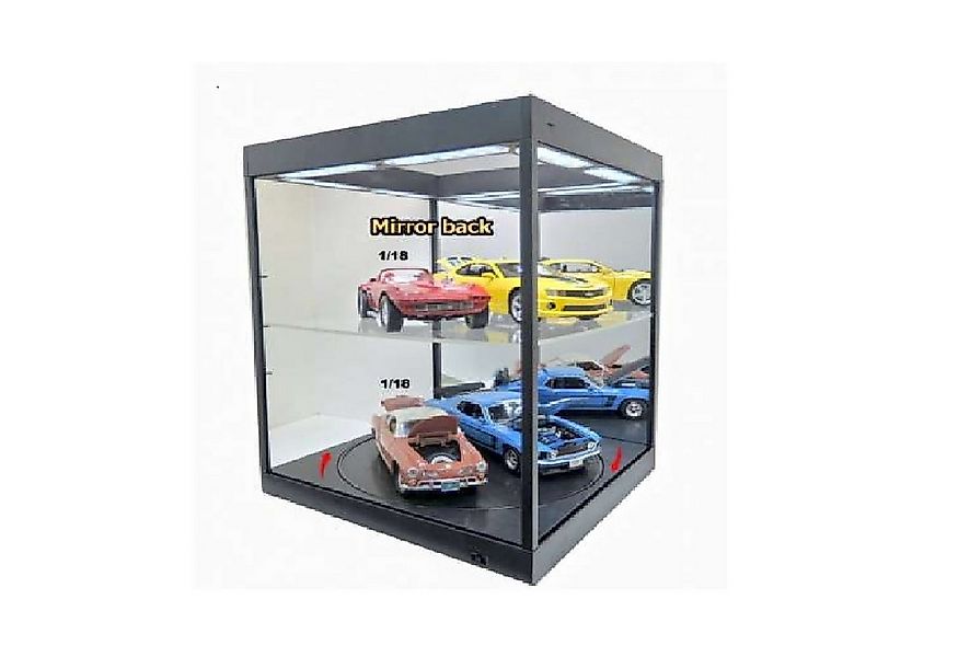 Triple9 Modellauto Modellauto Vitrine 1:18 LED Beleuchtet mit Drehteller günstig online kaufen