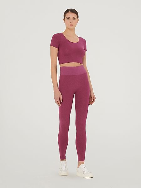 Wolford - Shiny Leggings, Frau, mineral red/pink, Größe: M günstig online kaufen