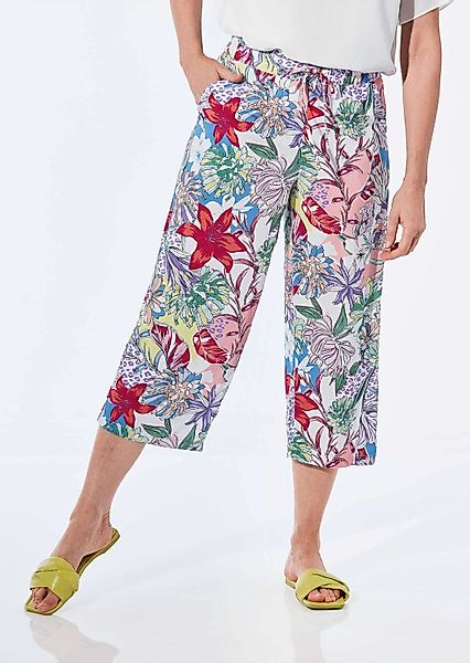 GOLDNER Schlupfhose Kurzgröße: Palazzo-Hose in Culotte-Form günstig online kaufen