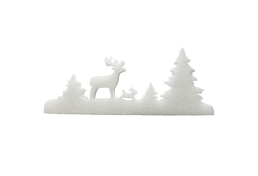 Erwin Hennecken GmbH Fensterdekoration Winterdeko SCHNEE-WALD. 50x21cm. Aus günstig online kaufen