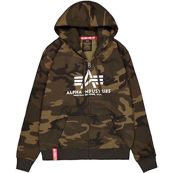 Alpha  Sweatshirt Basic Zip Hoodie Camo - olive camo günstig online kaufen