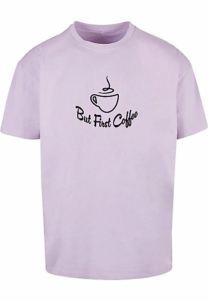 Merchcode T-Shirt "Merchcode Herren But First Coffee Heavy Oversized Tee", günstig online kaufen