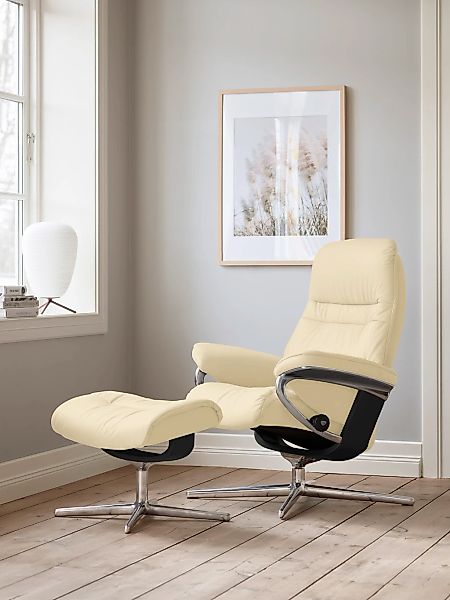 Stressless "Sunrise" mit Cross Base, Größe S, M & L, Holzakzent Schwarz günstig online kaufen