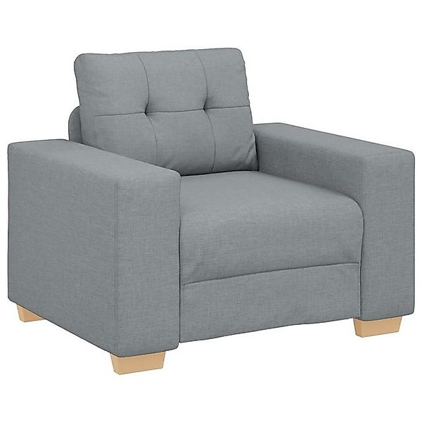vidaXL Sofa Sessel Hellgrau 60 cm Stoff günstig online kaufen