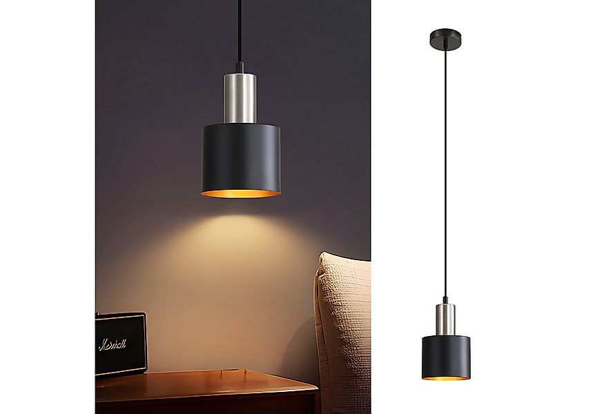 Nettlife Hängeleuchte Schwarz Gold Vintage 1/2/3 Flammig Esstisch E27 Pende günstig online kaufen