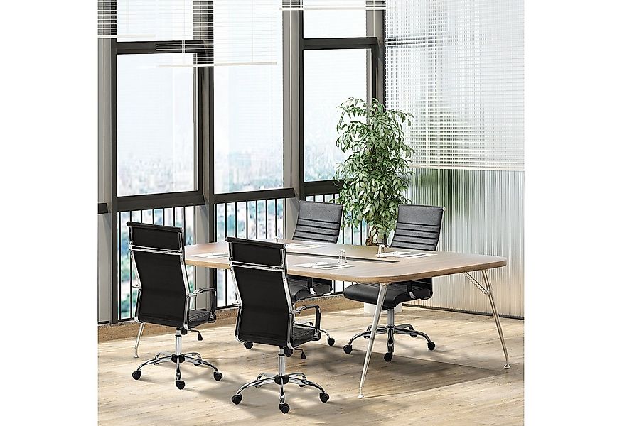 Vinsetto Schreibtischstuhl höhenverstellbarer Drehstuhl (Gepolstert Compute günstig online kaufen