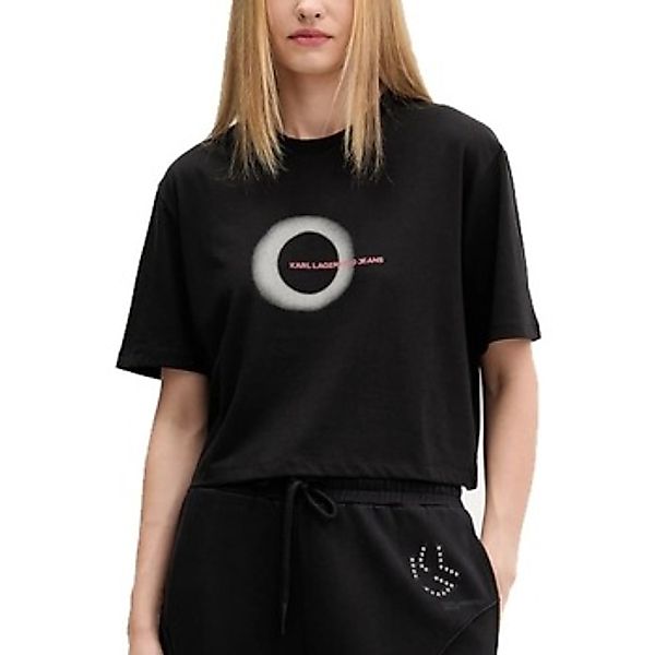 Karl Lagerfeld  T-Shirts & Poloshirts KLJ BOXY ECLIPSE GRAPHIC T günstig online kaufen