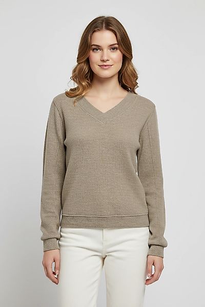 ONLY Langarmshirt "ONLPAOLA L/S V-NECK TOP JRS" günstig online kaufen