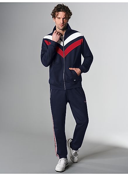Trigema Freizeitanzug "TRIGEMA Jogginganzug im sportlichen Look" 1 Stk. günstig online kaufen