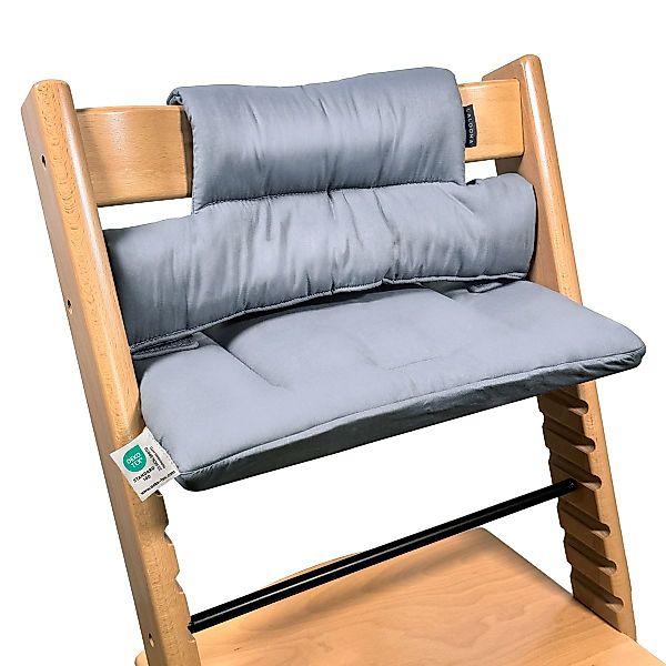 LaLoona Hochstuhlauflage Grau, Sitzauflage Hochstuhl Kissen günstig online kaufen