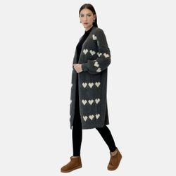 Elara Cardigan Elara Langer Damen Cardigan günstig online kaufen