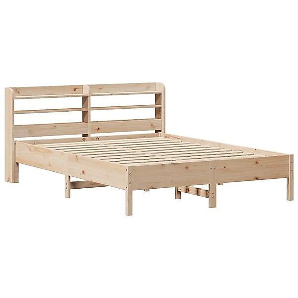 vidaXL Massivholzbett ohne Matratze 135x190 cm Kiefernholz 3306903 günstig online kaufen