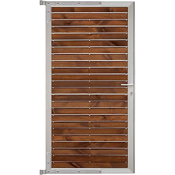 GartenLand Steckzauntor Craftwood 90 x 175 cm Holz Skandinavische Kiefer Br günstig online kaufen