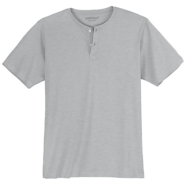redfield Rundhalsshirt Redfield Übergrößen T-Shirt grau günstig online kaufen