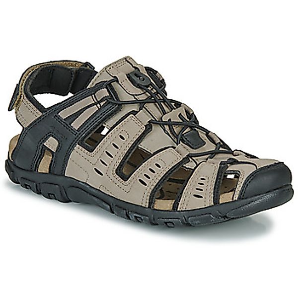 Geox UOMO SANDAL STRADA C Sandale, Sommerschuh, Klettschuh, Outdoorsandale, günstig online kaufen