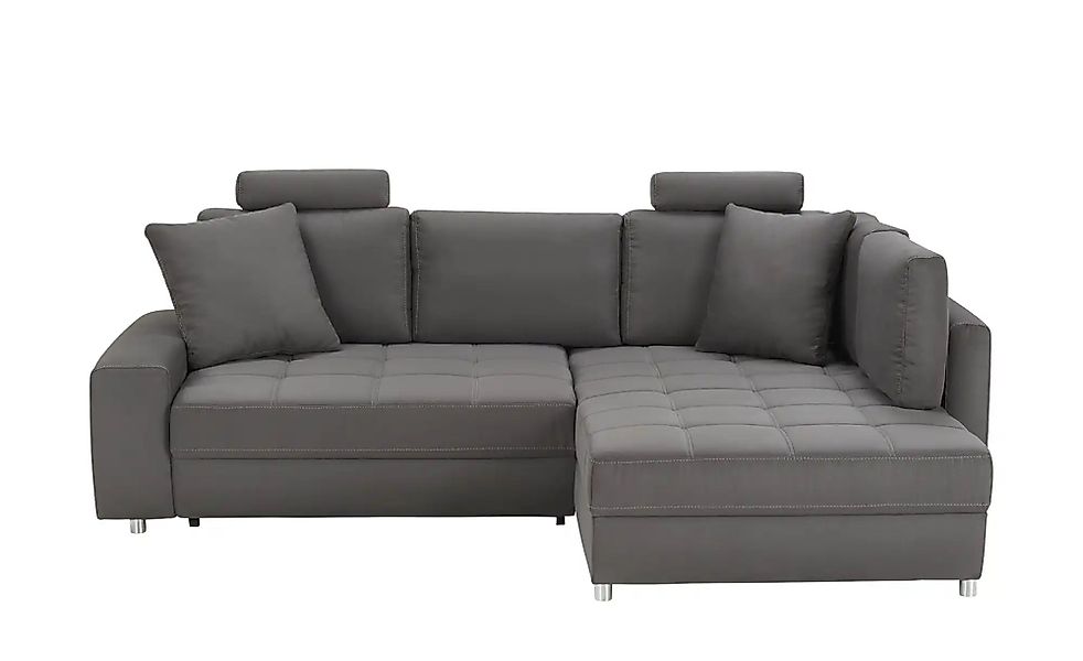 bobb Ecksofa  mit Schlaffunktion Arissa de Luxe  ¦ grau ¦ Maße (cm): B: 265 günstig online kaufen