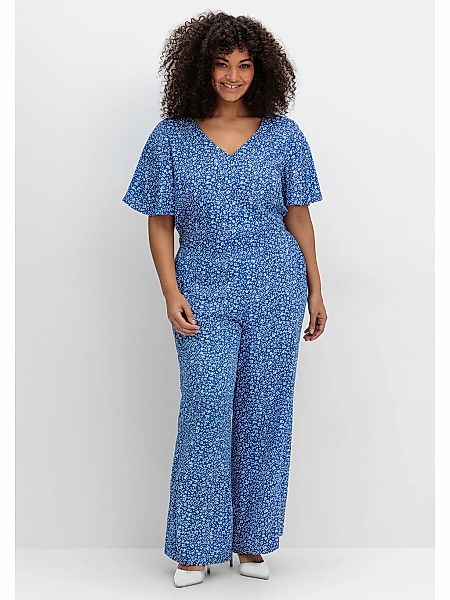 sheego by Joe Browns Jumpsuit "Große Größen", mit Blümchenprint, aus Viskos günstig online kaufen