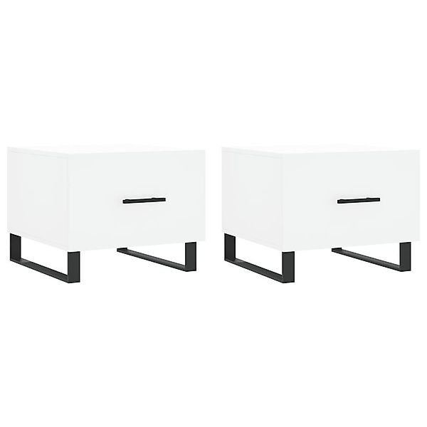 vidaXL Couchtisch Couchtische 2 Stk. Weiß günstig online kaufen