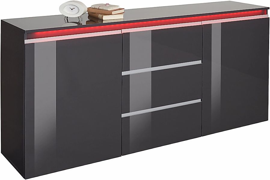 INOSIGN Sideboard "Magic, Kommode, Schrank, Kredenz" mit 2 Türen und 3 Schu günstig online kaufen