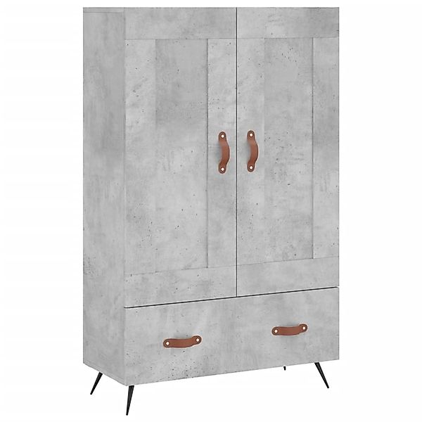 vidaXL Highboard Betongrau 69,5x31x115 cm Holzwerkstoff 830296 günstig online kaufen