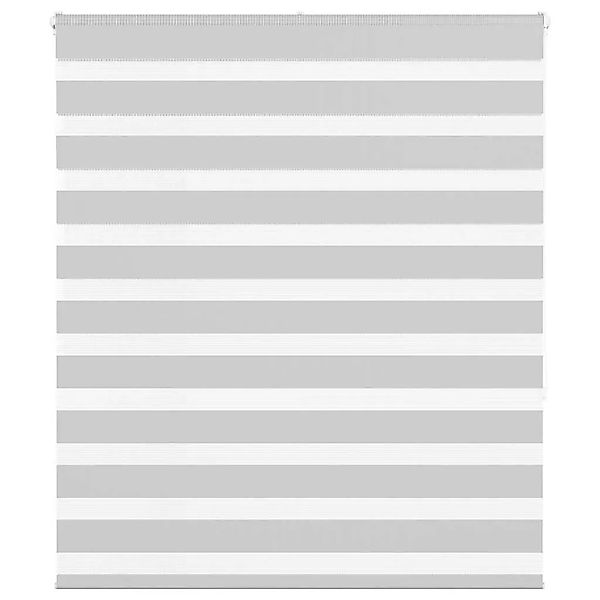 vidaXL Doppelrollo Hellgrau 135x150 cm Stoffbreite 130,9 cm Polyester 40144 günstig online kaufen