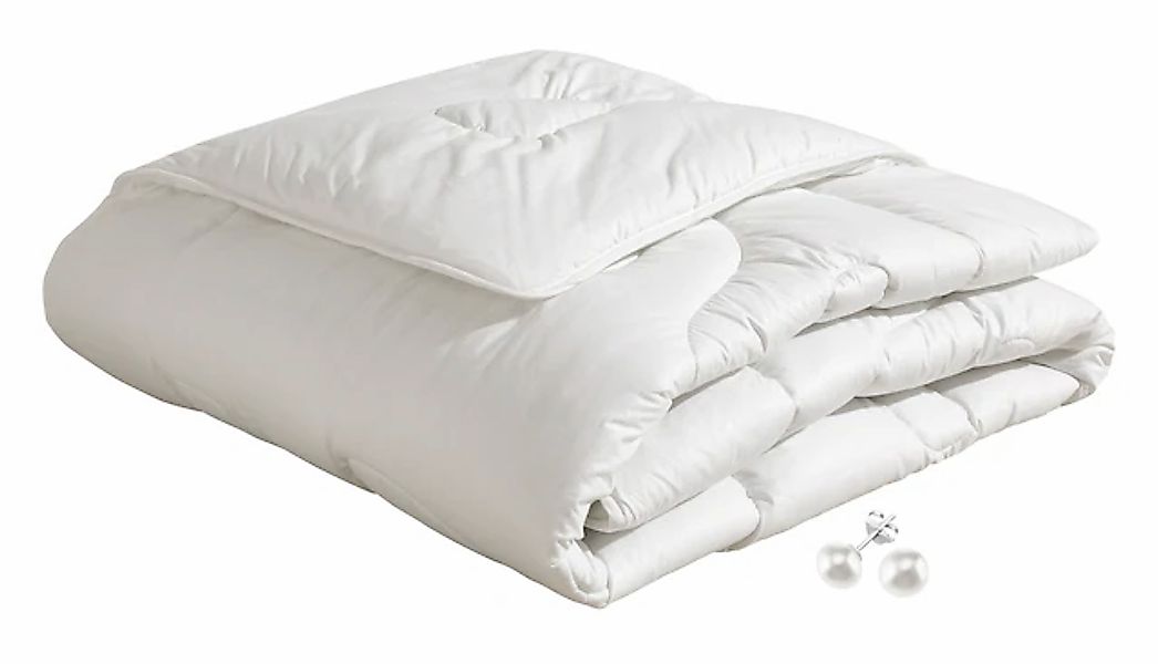 Beco Kunstfaserbettdecke »Aerelle™ Blue Bettdecke mit Gratis-Perlenohrsteck günstig online kaufen