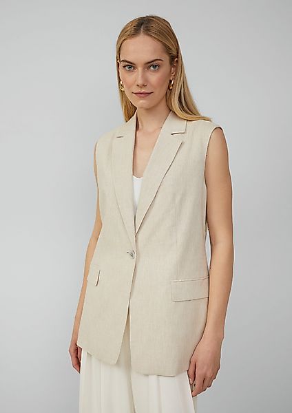 s.Oliver BLACK LABEL Strickweste Lange Weste günstig online kaufen