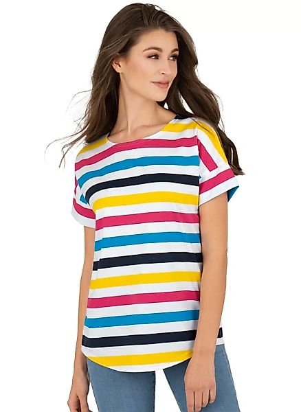 Trigema T-Shirt "TRIGEMA Oversize T-Shirt mit Streifenmuster" günstig online kaufen