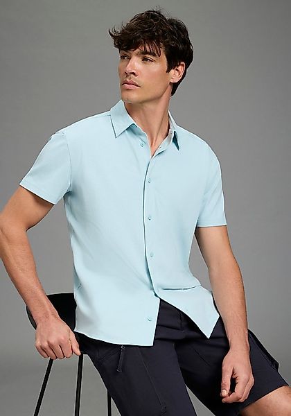 Bruno Banani Kurzarmhemd Kurzarm, für verschiedene Anlässe, aus Baumwolle u günstig online kaufen