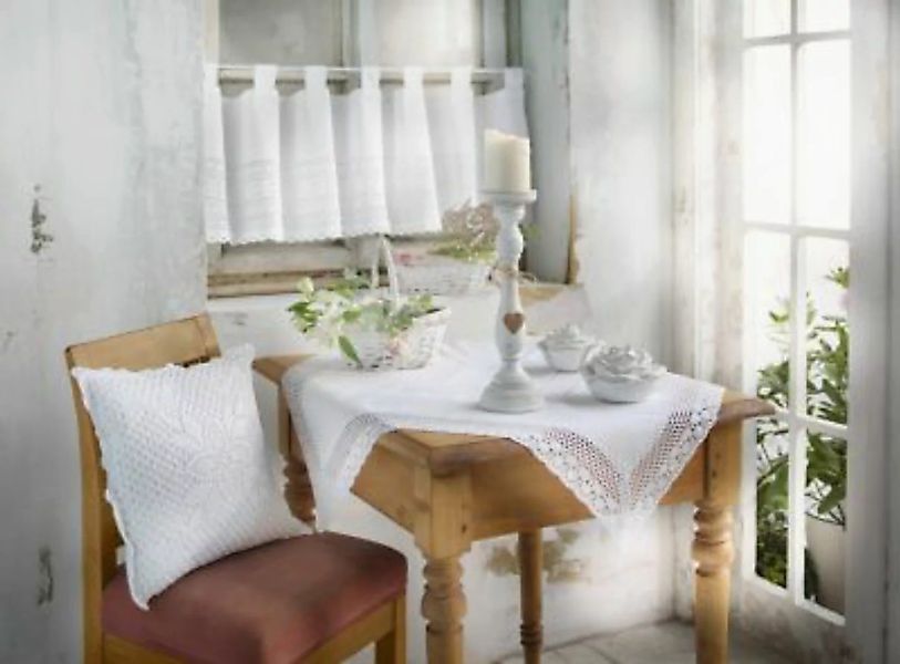 HOME Living Tischdecke Häkelzierde Tischdecken weiß günstig online kaufen