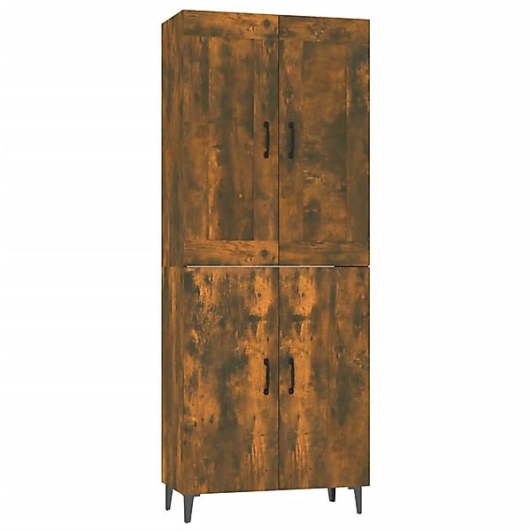 vidaXL Highboard Räuchereiche 70x34x180 cm Holzwerkstoff 3114969 günstig online kaufen