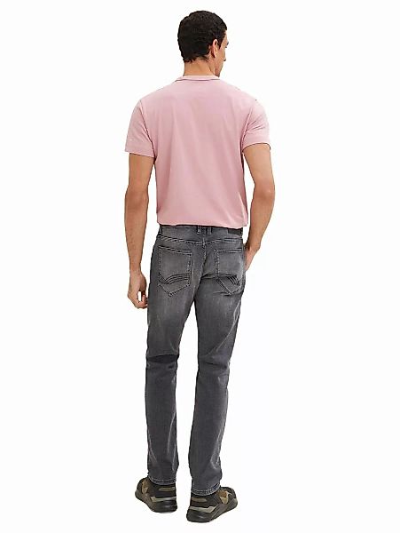 Tom Tailor Herren Jeans MARVIN - Straight Fit - Grau - Used Mid Stone Grey günstig online kaufen