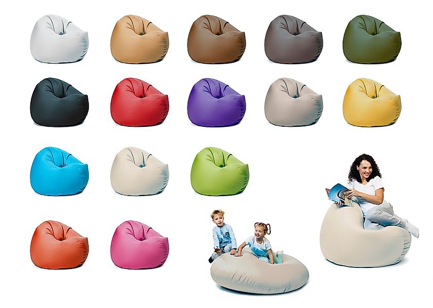 sunnypillow Sitzsack mit Styropor Füllung Outdoor günstig online kaufen