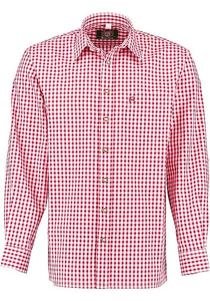 OS Trachten Trachtenhemd Panxeta Langarmhemd mit Stickerei auf der Brusttas günstig online kaufen