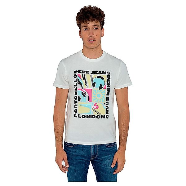 Pepe Jeans Mac Kurzärmeliges T-shirt XL Off White günstig online kaufen