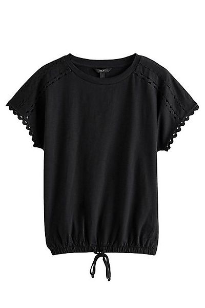 Next T-Shirt Kurzes T-Shirt mit Ballonsaum günstig online kaufen