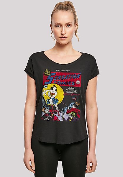 F4NT4STIC T-Shirt "Wonder Woman Sensation Comics" Damen,Premium Merch,Lang, günstig online kaufen