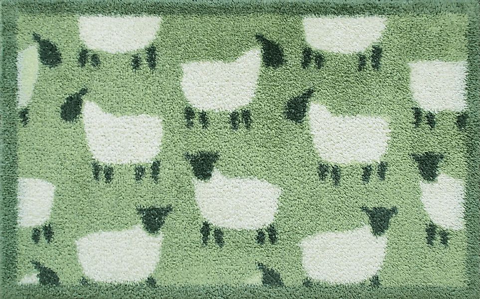 Turtle Mat Fußmatte Flock Green, rechteckig, günstig online kaufen