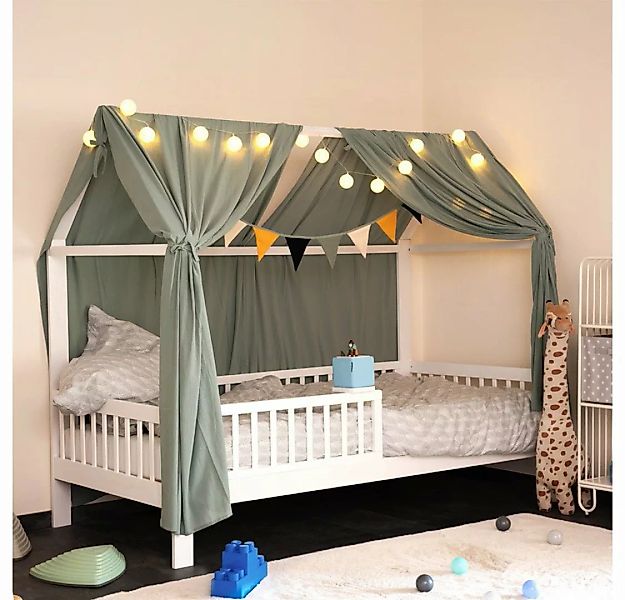 HOME DELUXE Kinderbett WOLKENLAND & STERNELAND 90 x 200 cm (inkl. Schublade günstig online kaufen