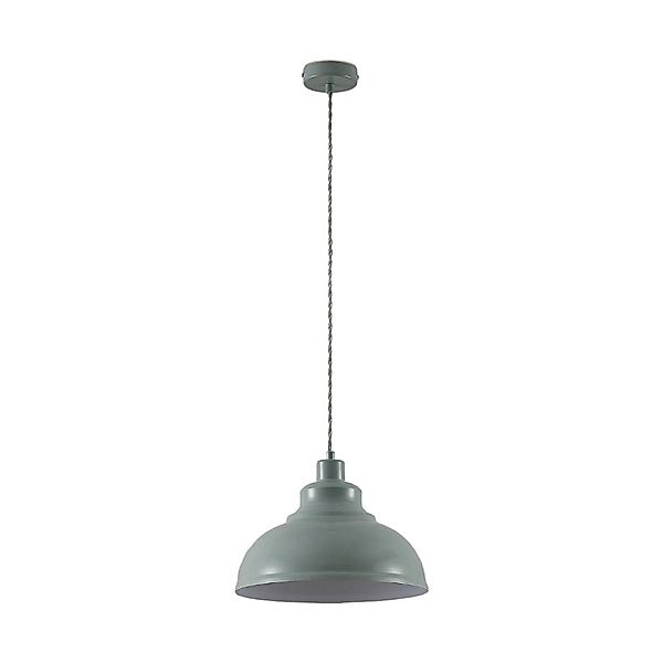 Lindby Pendelleuchte Albertine 9624349 Retro Vintage Antik in Blau aus Meta günstig online kaufen